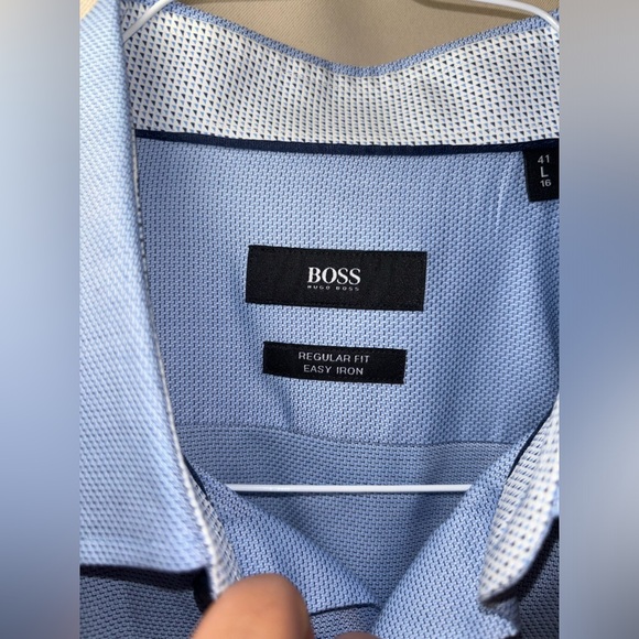 REGULAR-FIT SHIRT IN EASY-IRON COTTON POPLIN - Picture 2 of 6